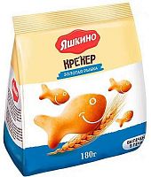 Yashkino crackers, golden fish, 180 g