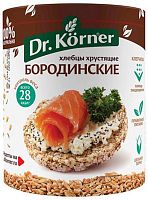 Dr. Korner cereal crispbread, Borodino, 100 g
