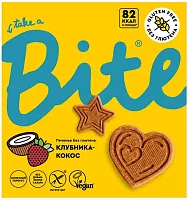 Take a Bitey kid cookies, strawberry and coconut, 115 g