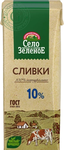 Selo Zelenoe cream, 10%, 200 g Selo Zelenoe cream, 10%, 200 g