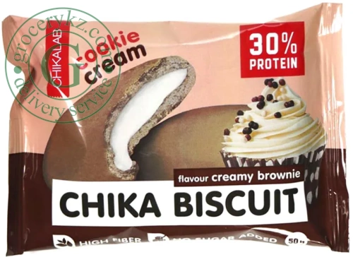 Chikalab protein biscuit, creamy brownie, 50 g