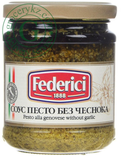 Federici pesto sauce without garlic, 190 g