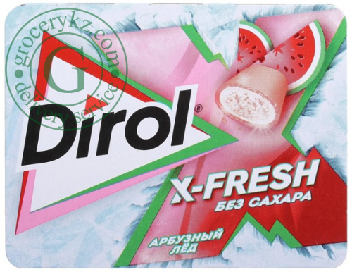 Dirol X-Fresh gum, watermelon ice, 16 g