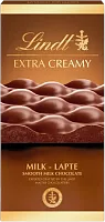 Lindt Extra Creamy chocolate bar, milky, 80 g