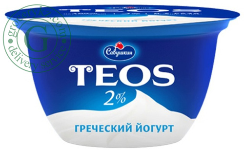 TEOS greek yogurt, classic, 2%, 140 g