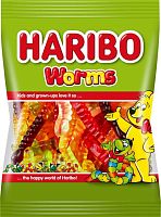 Haribo jelly beans, worms, 80 g