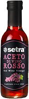 Setra red wine vinegar, 250 ml