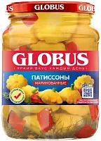 Globus pickled pattypan squashes, 720 ml