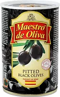 Maestro de Oliva pitted black olives, 280 g