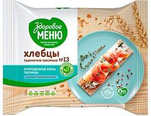 Zdorovoe Menyu wheat and oat crispbread, 90 g