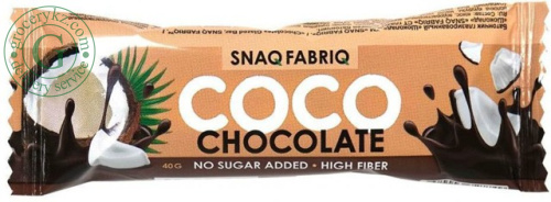 Coco chocolate bar, chocolate, 40 g