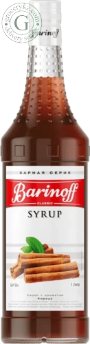 Barinoff beverage syrup, cinnamon, 1 l