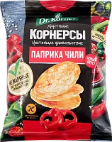 Dr. Korner rice and corn chips, paprika and chili, 50 g