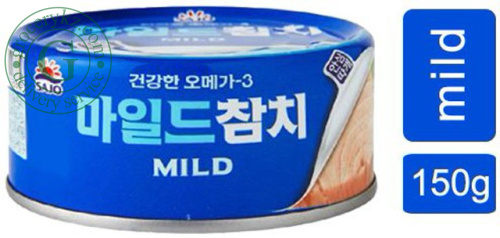 Sajo canned tuna, mild, 150 g