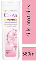 Clear Women shampoo, silk proteins, 380 ml