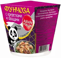 Asian Fusion glass noodles, shrimp and vegetables, 67 g
