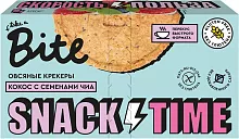 Bite oat crackers, coconut and chia seeds, 125 g