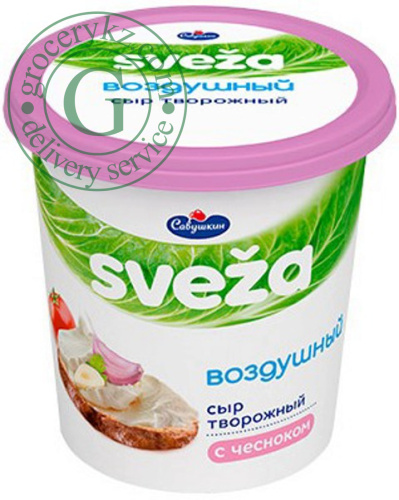 Sveza cream cheese with garlic, 150 g
