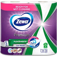 Zewa Premium Flexisheets paper towels (2 in 1)