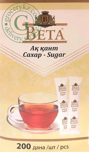 Beta sugar sachets, 200 sticks