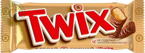 Twix chocolate bar, 55 g