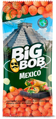 Big Bob peanuts with burrito flavor, Mexico, 50 g