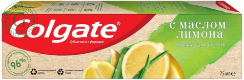 Colgate toothpaste, lemon oil, 75 ml