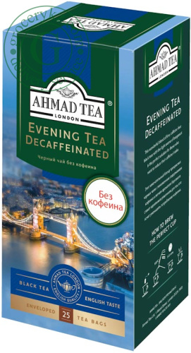 Ahmad decaffeinated black tea, 25 bags