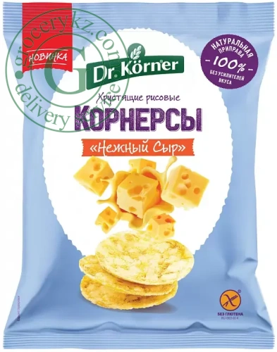 Dr. Korner rice chips, cheese, 40 g