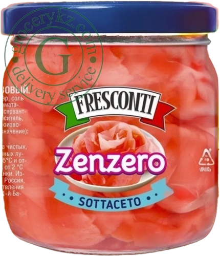 Fresconti pickled ginger, 190 g Fresconti pickled ginger, 190 g