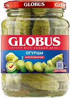 Globus pickled cucumbers, 720 ml