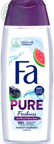 Fa shower gel, acai berries and guava, 250 ml