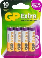 GP Extra AA batteries, 4 pc