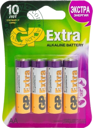 GP Extra AA batteries, 4 pc