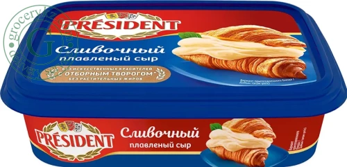 President spreadable cheese, creamy, 200 g