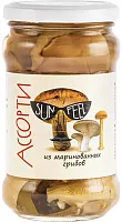 SunFeel assorted marinated mushrooms, 314 ml