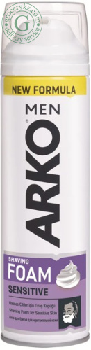 Arko Men shaving foam, sensitive, 200 ml