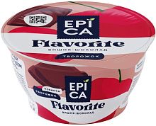 Epica Flavorite curd yogurt, cherry and chocolate, 130 g