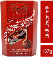 Lindt Lindor candies, milk, 137 g