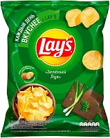 Lay's potato chips, green onion, 140 g