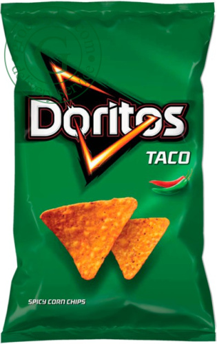 Doritos taco spicy corn chips, 130 g