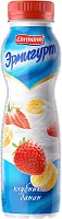 Ermigurt drinking yogurt, strawberry and banana, 290 g