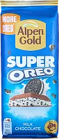 Alpen Gold Super Oreo milk chocolate, 120 g