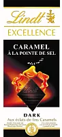 Lindt Excellence dark chocolate, caramel and sea salt, 100 g