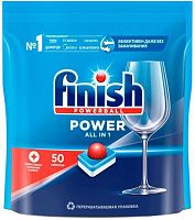 Finish Powerball Power All in 1 dishwasher tablets, 50 tablets