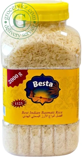 Besta Indian basmati rice, 2000 g Besta Indian basmati rice, 2000 g