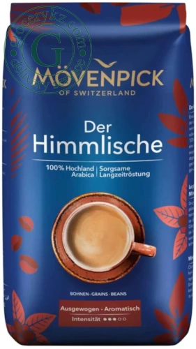 Movenpick Der Himmlische coffee beans, 500 g