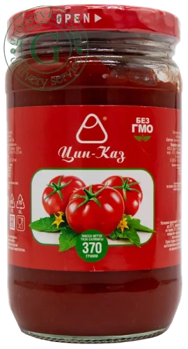 Tsinkaz tomato paste, 370 g