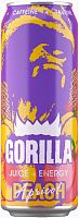 Gorilla energy drink, peach and apricot, 450 ml
