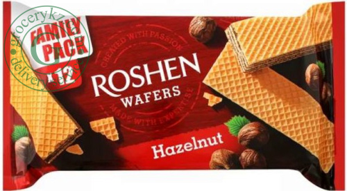 Roshen wafers, hazelnut, 216 g